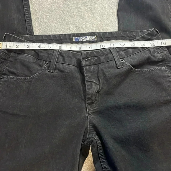 Hudson Straight Leg Premium Denim, Black Wash. - Picture 8 of 13